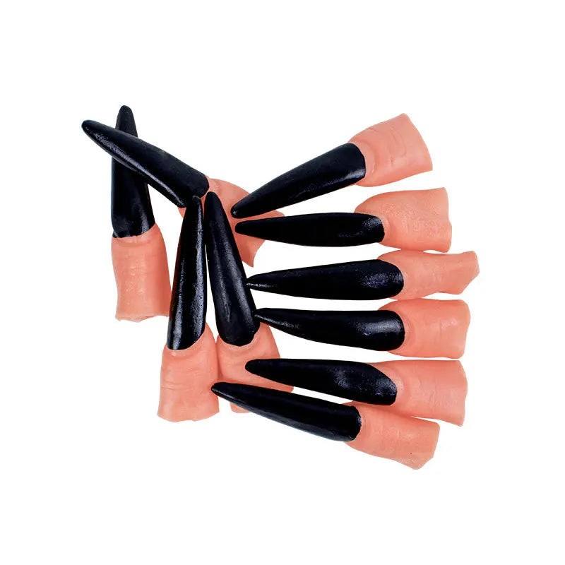 Scary Witch Claw Finger Nails for Halloween Costumes