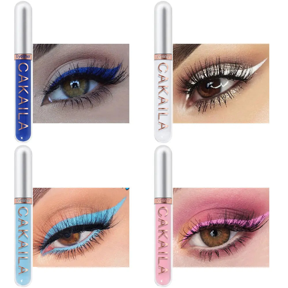 Waterproof Colorful Liquid Eyeliner Set - 8
