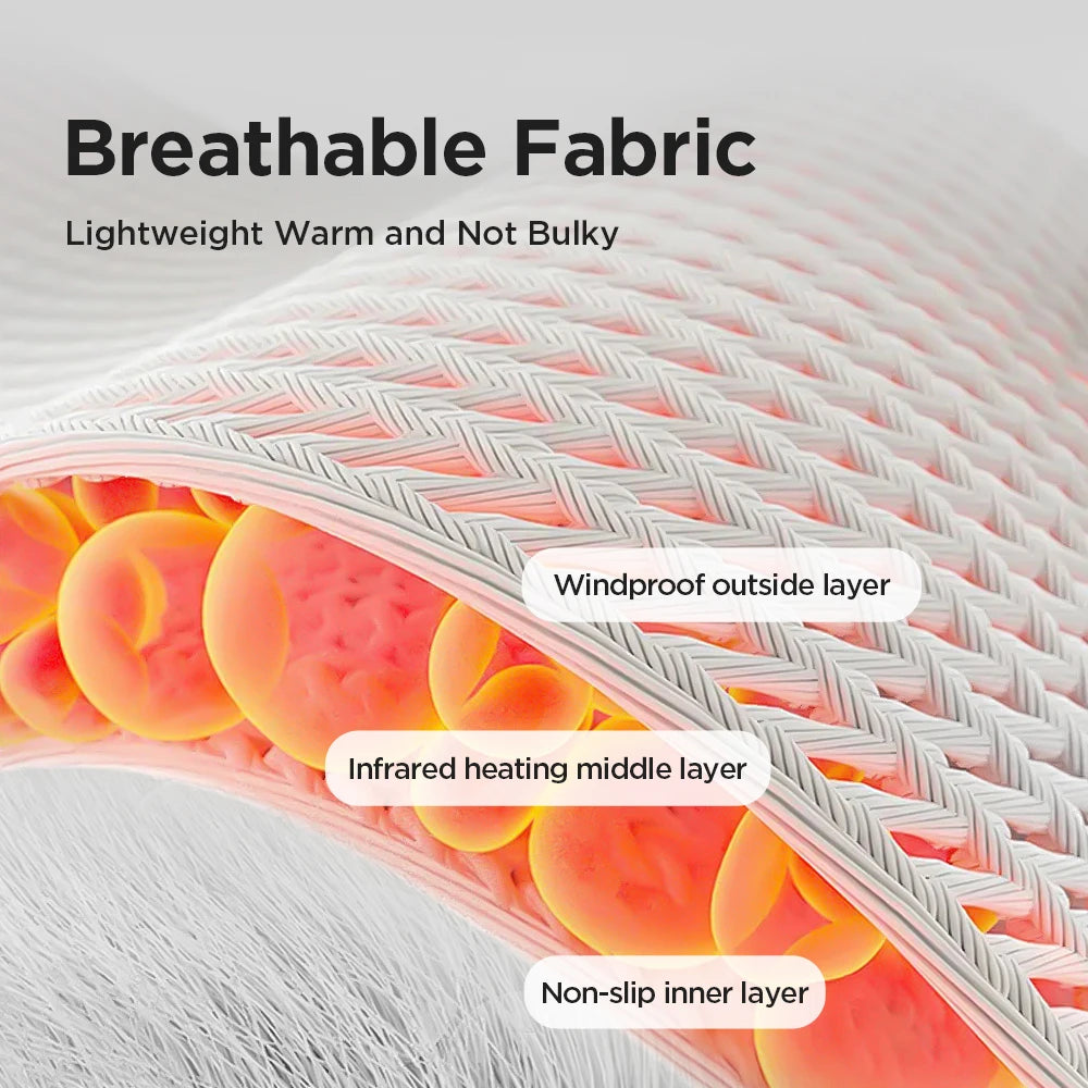 Heated Vibrating Wrist Support Wrap for Pain Relief - 4