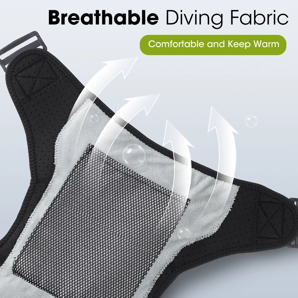 Cordless Heated Shoulder Massage Brace with App Control - 30