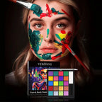 Professional Multi-Color Face and Body Paint Palette