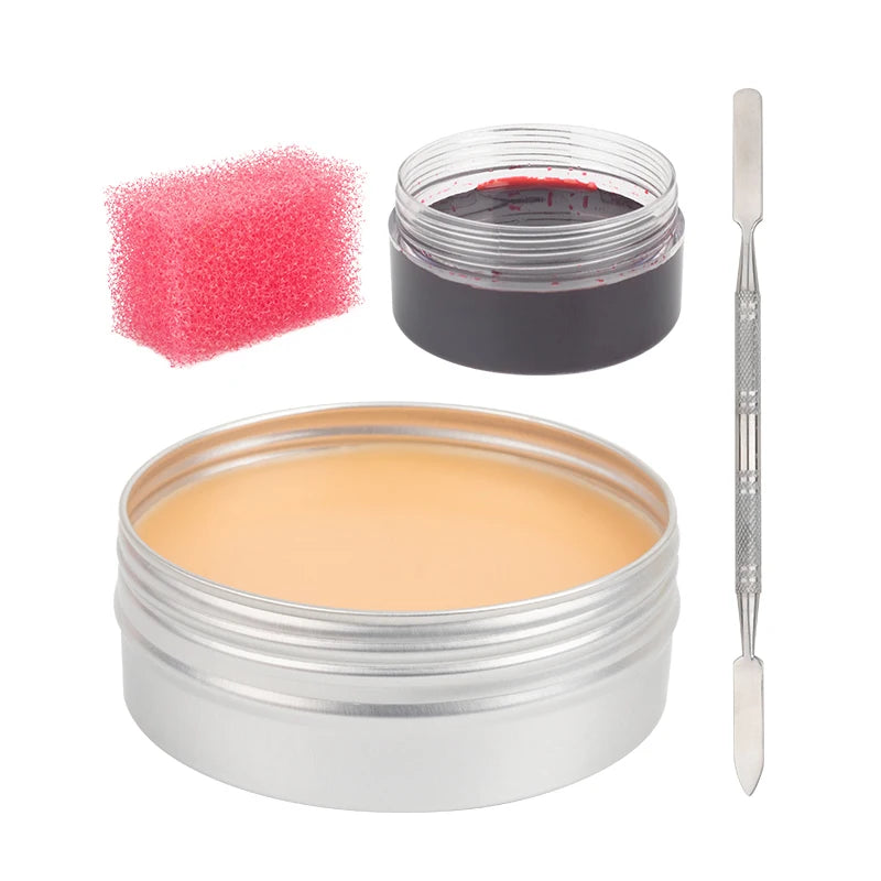 Professional SFX Scar Wax Kit for Halloween and Special Effects Makeup
