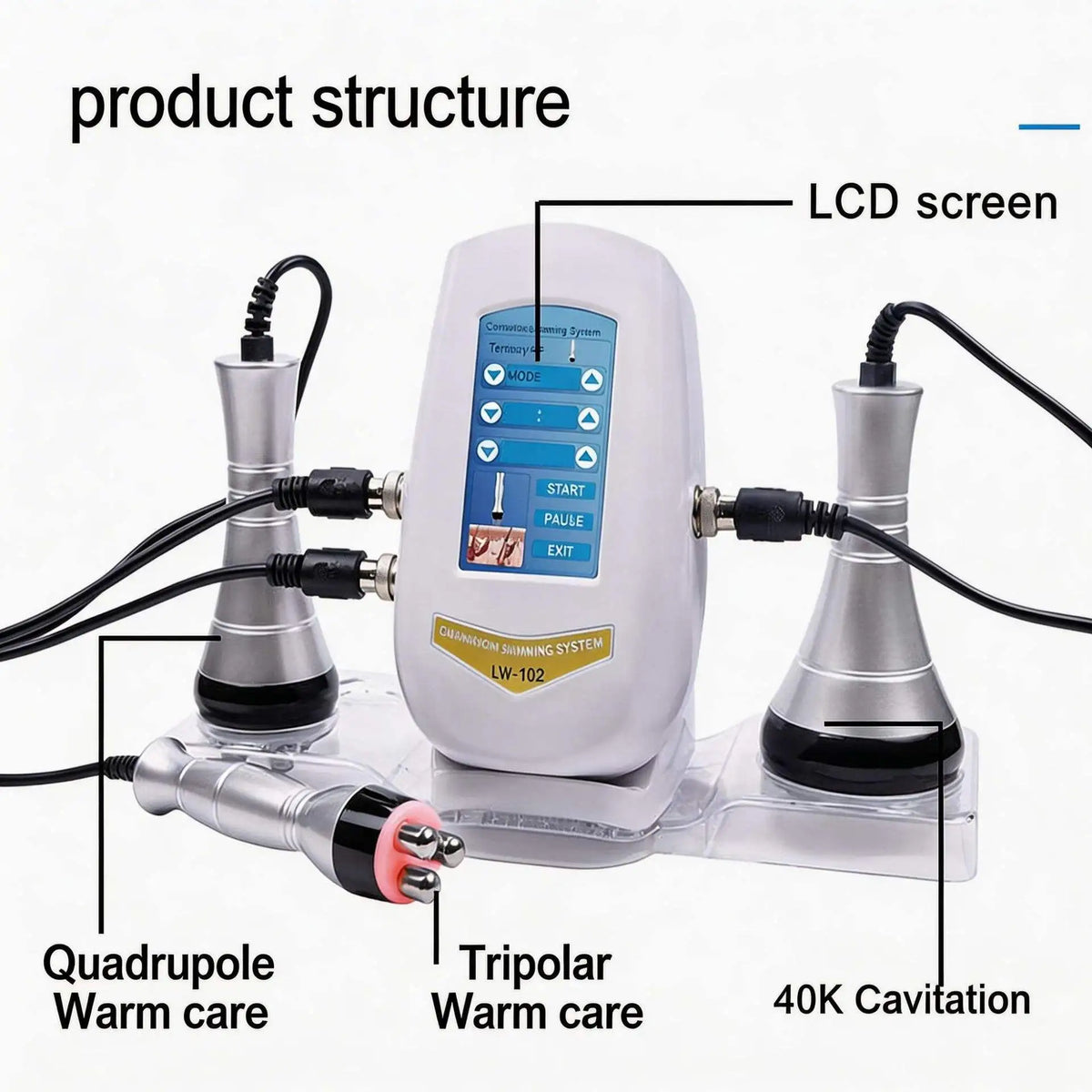 40K Ultrasonic Cavitation and RF Body Slimming Machine