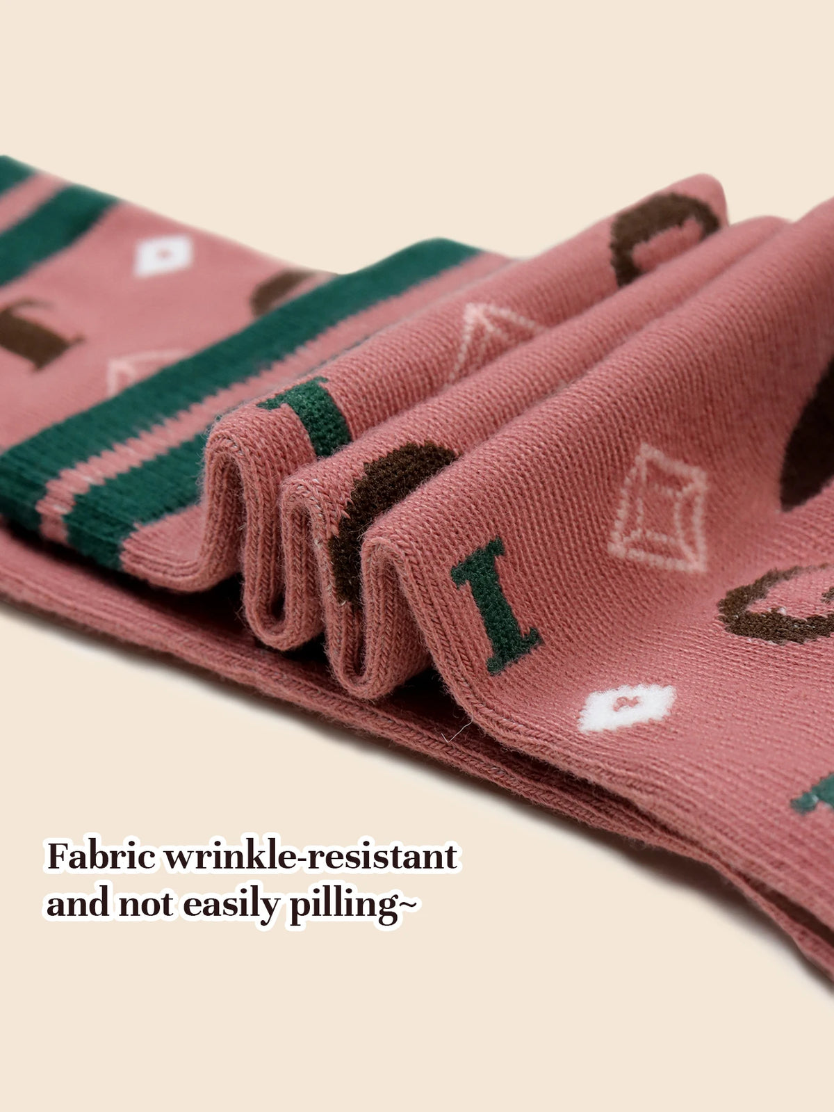 Trendy Teddy Bear Crew Socks for Men