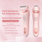 Pain-Free Electric Shaver for Women Body and Facial Hair