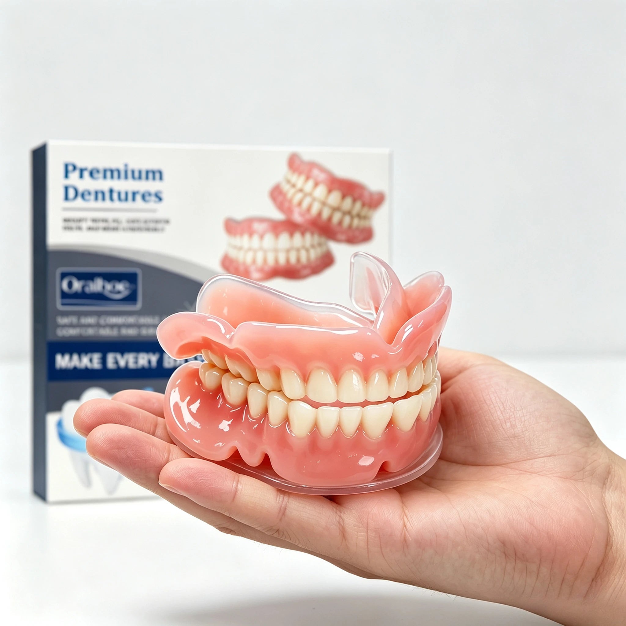 Instant Snap-On Silicone Dentures for Natural Smile - 2