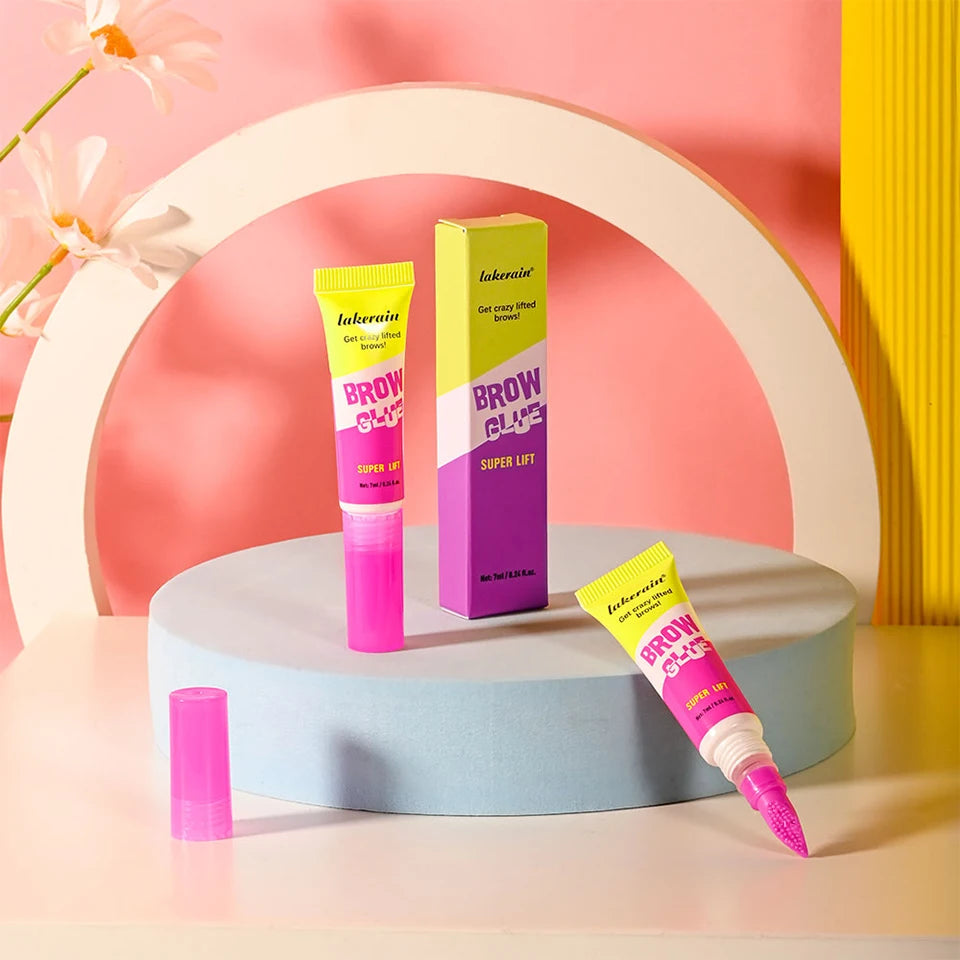 Long-Lasting Brow Lamination Styling Gel with Built-in Comb