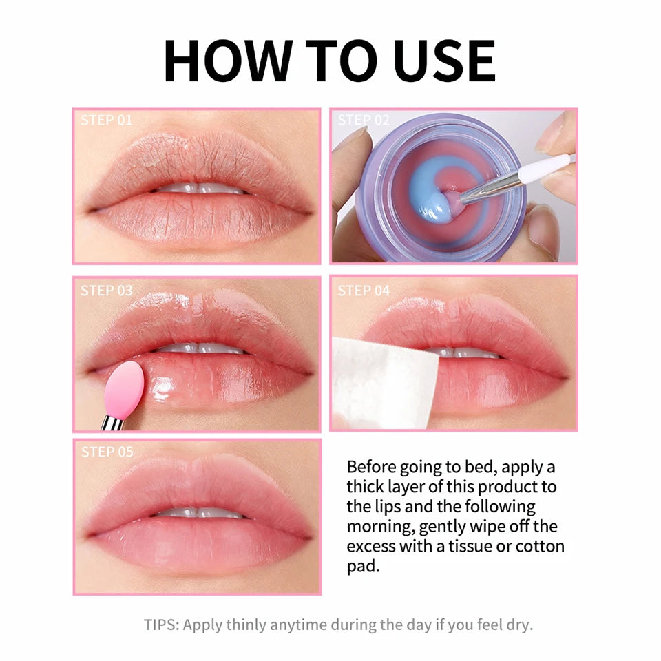 Hydrating Overnight Lip Sleeping Mask for Dry Lips
