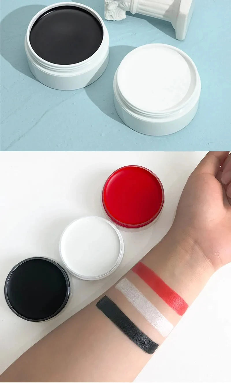 Professional Face and Body Paint Kit with Brushes for Parties - 8