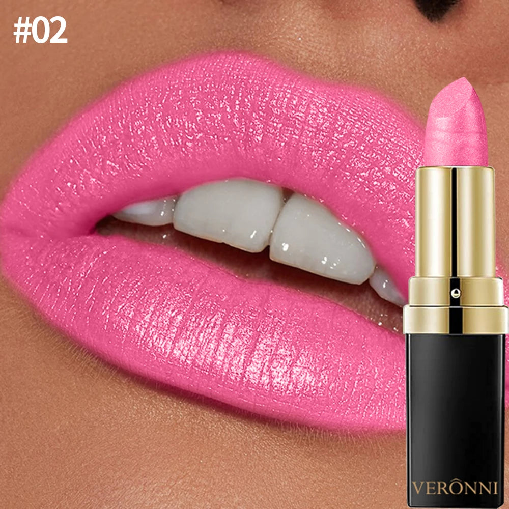 Shimmer Diamond Pearl Lip Gloss for Long-Lasting Shiny Lips - 23