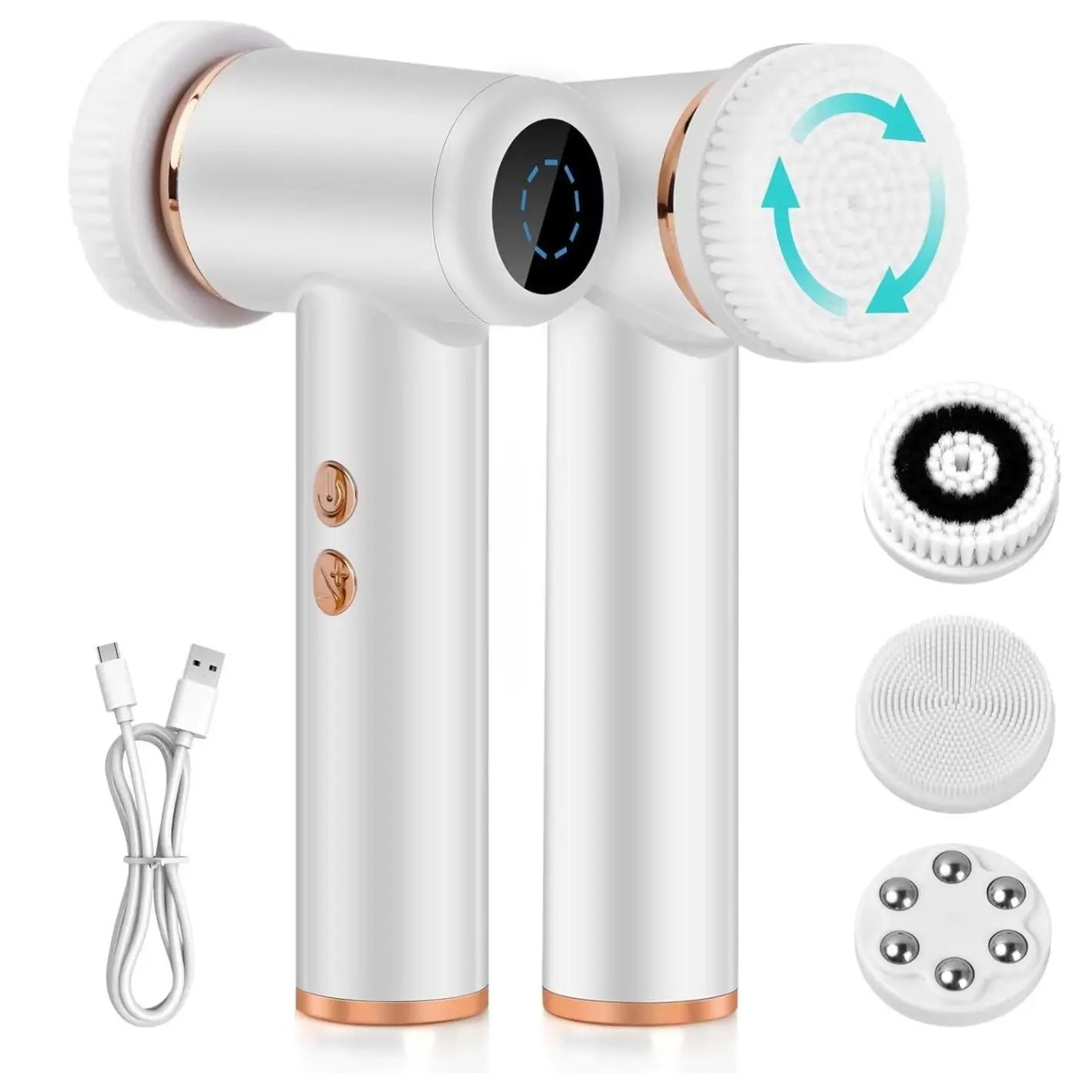 4-in-1 Electric Facial Cleansing and Massage Device - 1