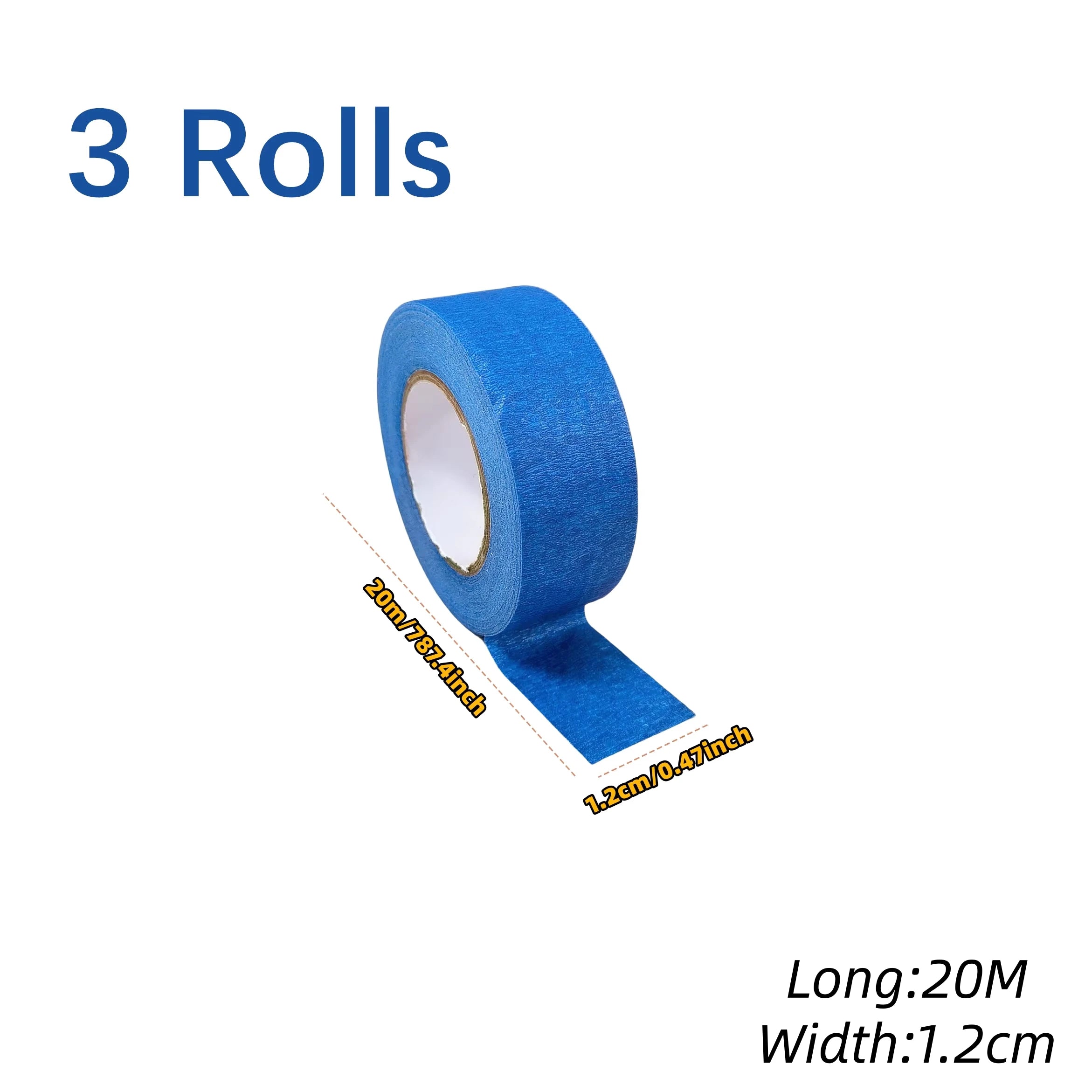 Professional Blue Painters Masking Tape for Clean Paint Lines - 12
