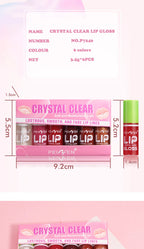 Hydrating Crystal Lip Gloss Set for Smooth Lips