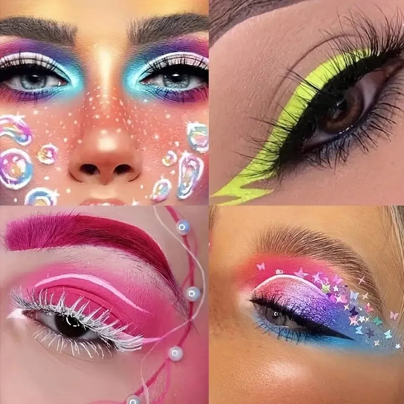 42-Color Water-Activated Face and Body Paint Makeup Set
