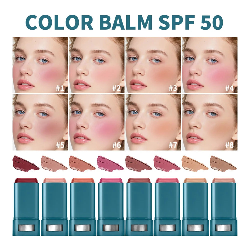 Hydrating SPF 50 Sunscreen Blush Balm Stick