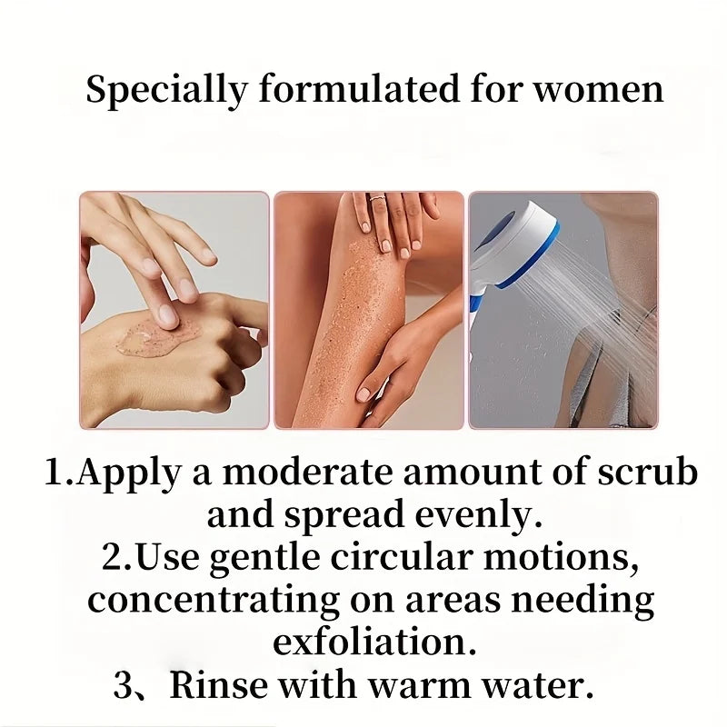 Exfoliating Rose Body Scrub for Smooth Radiant Skin