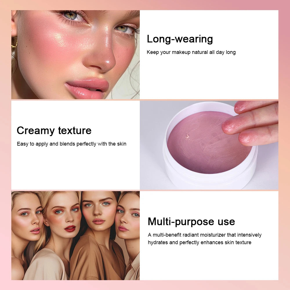 Multi-Purpose Cream Blush and Tint for Face and Lips