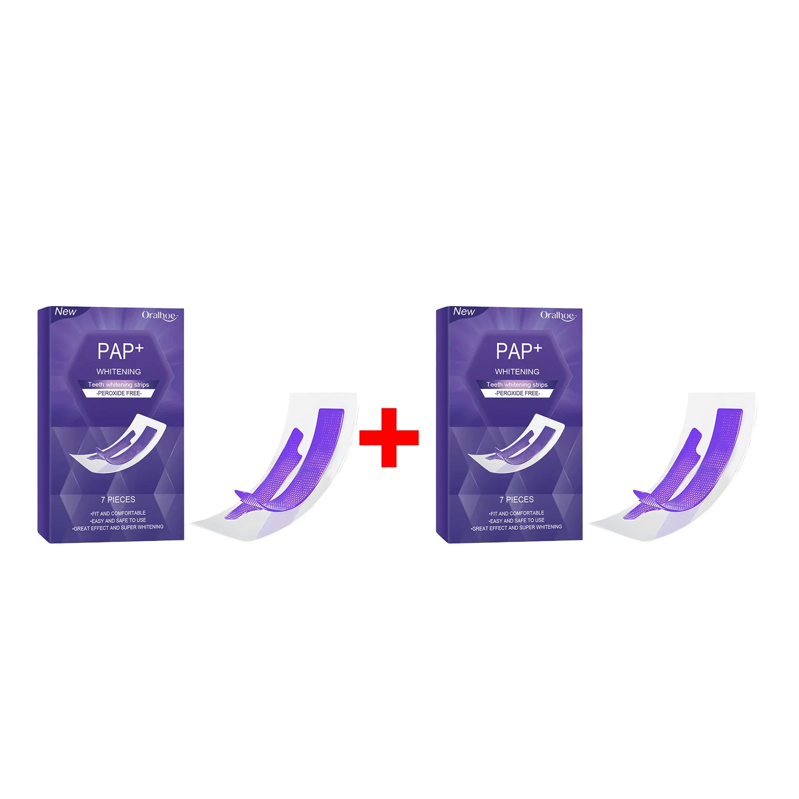 Peroxide-Free Teeth Whitening Strips - 15