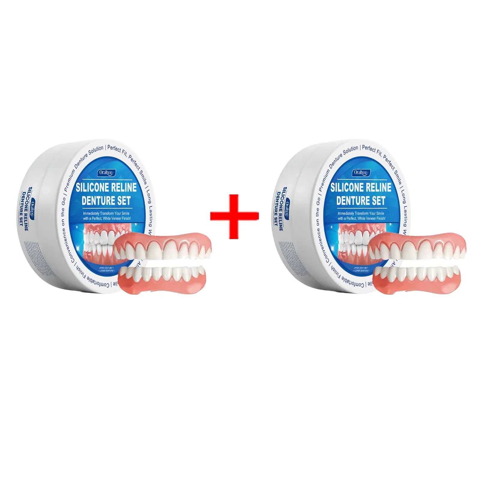 Temporary Silicone Denture Repair and Smile Veneer Kit - 8