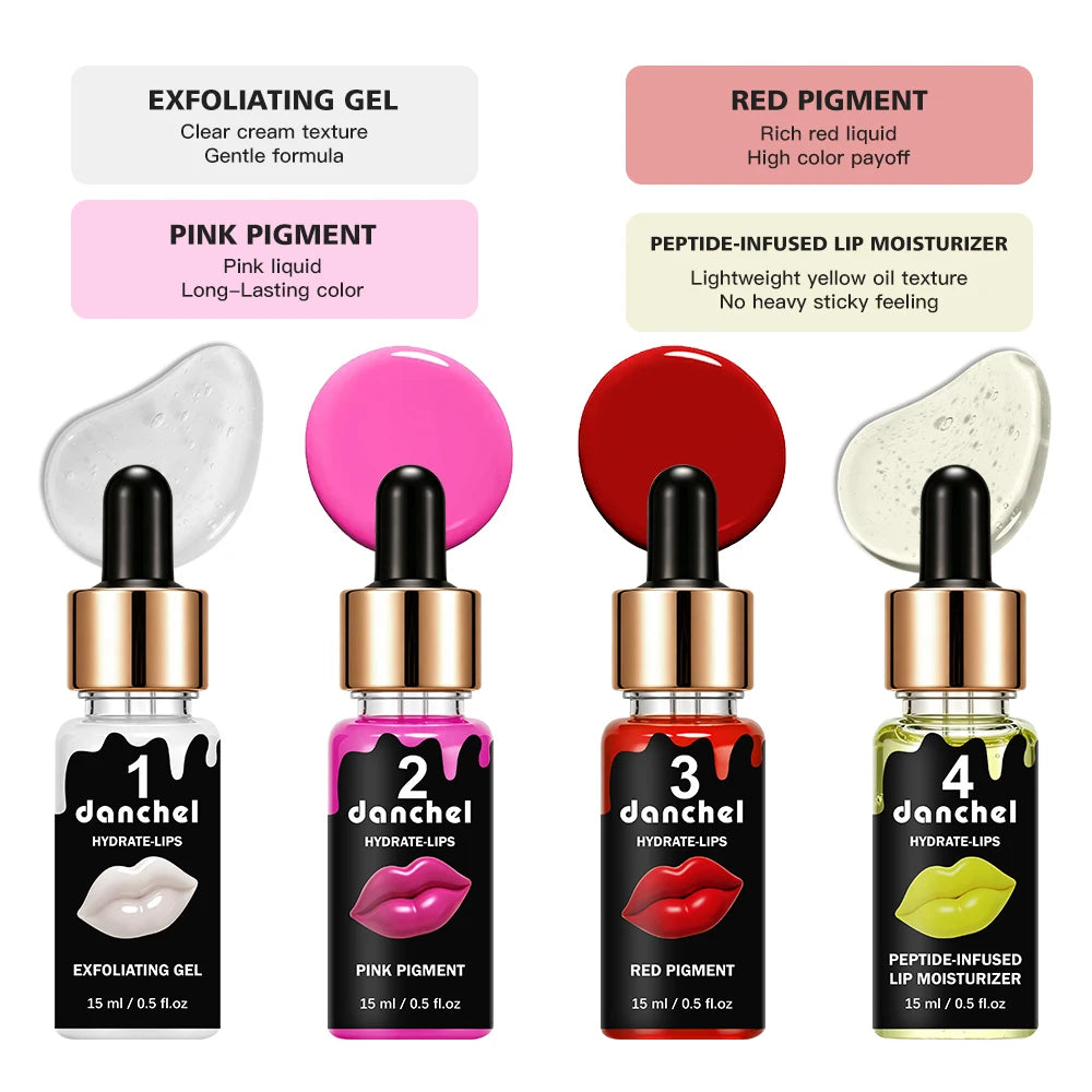 4-Step Complete Lip Care and Color Treatment Set
