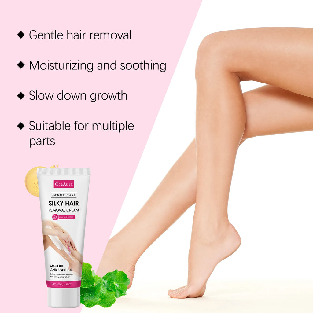 Painless Gentle Hair Removal Cream for Sensitive Skin