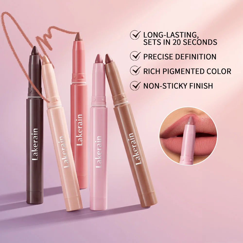 Waterproof Matte Lip Liner Pencil for Long-Lasting Precision