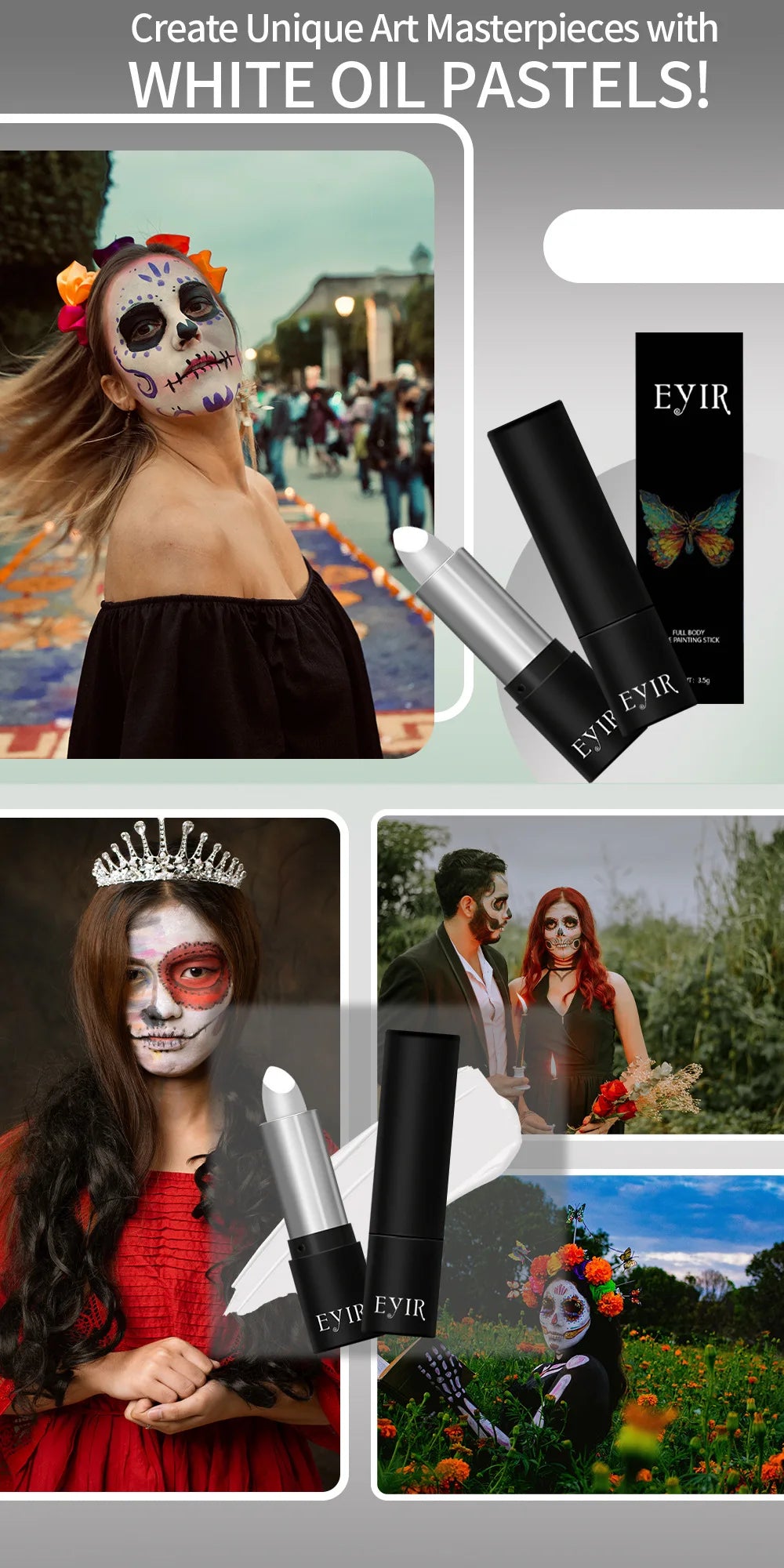 Professional Waterproof Face and Body Paint Stick