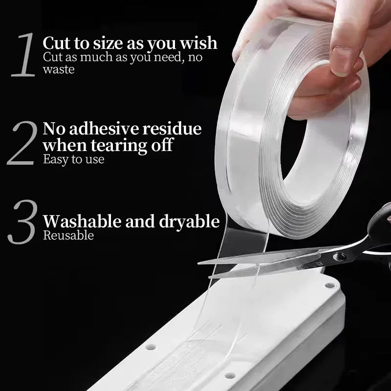 Reusable Transparent Double-Sided Nano Mounting Tape - 14
