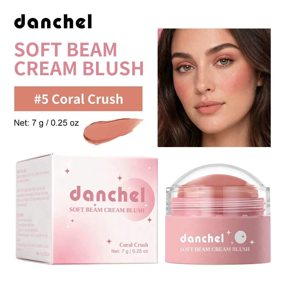 Soft Beam Multi-Use Cream Blush for Cheeks, Lips, and Eyes