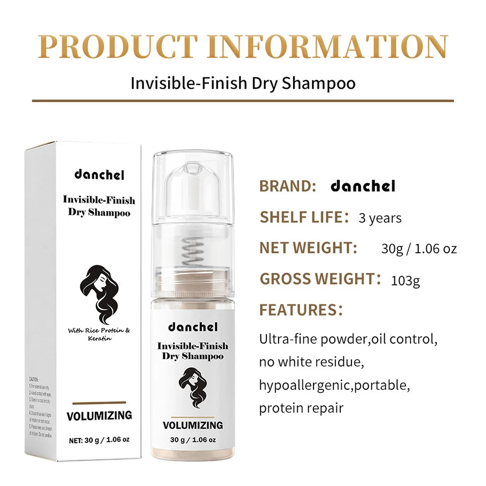 Volumizing Dry Shampoo Powder for Instant Oil Control