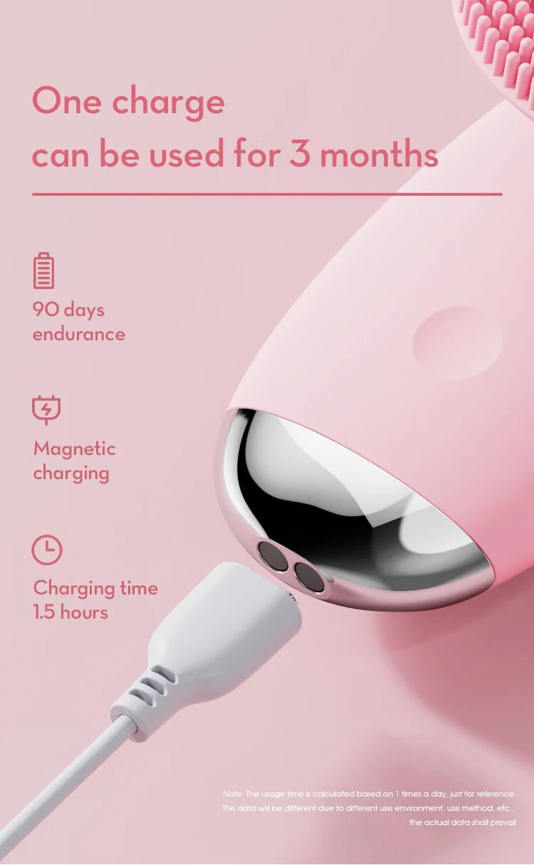 Electric Sonic Facial Cleansing Brush for Radiant Skin