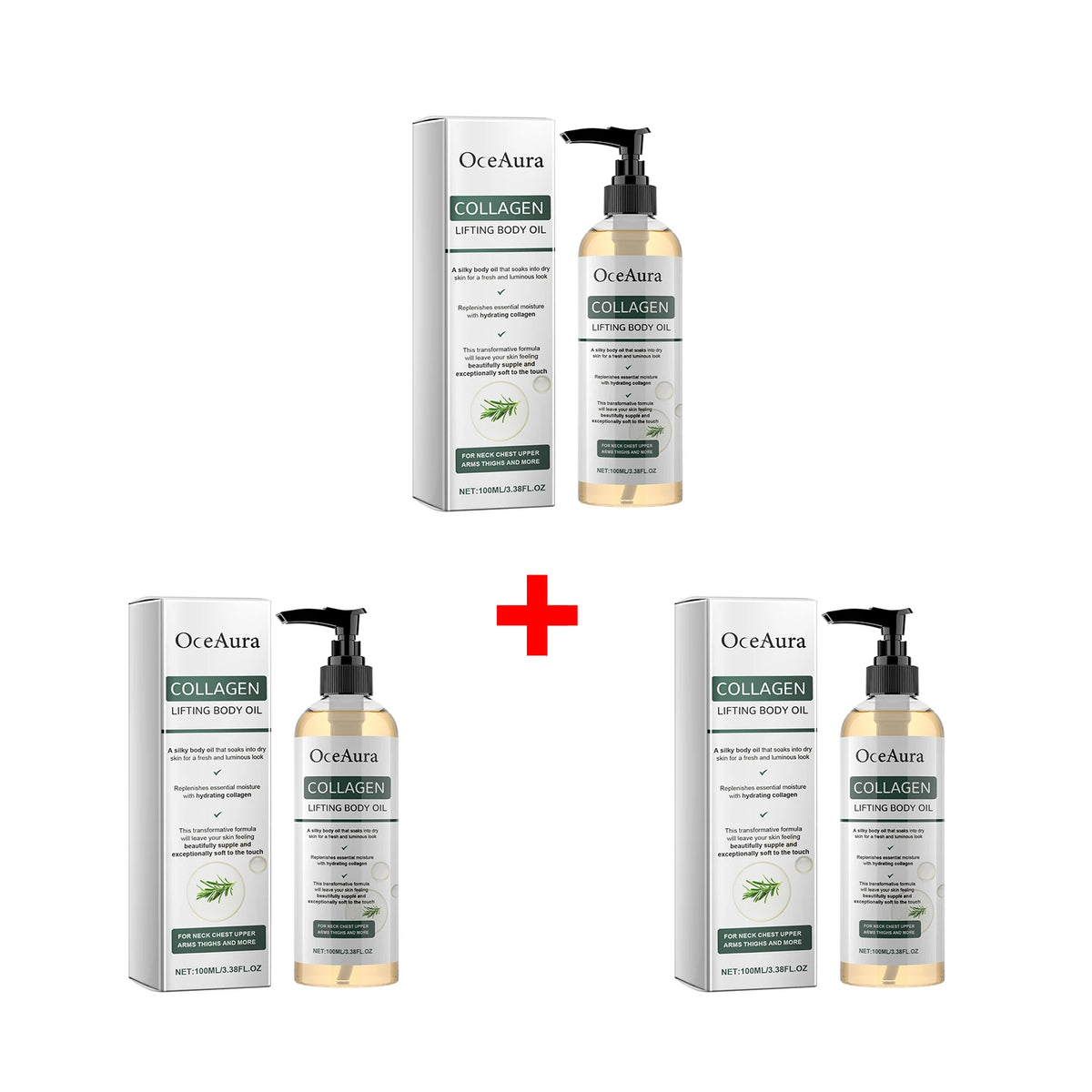 Collagen Firming Body Oil for Skin Tightening and Hydration