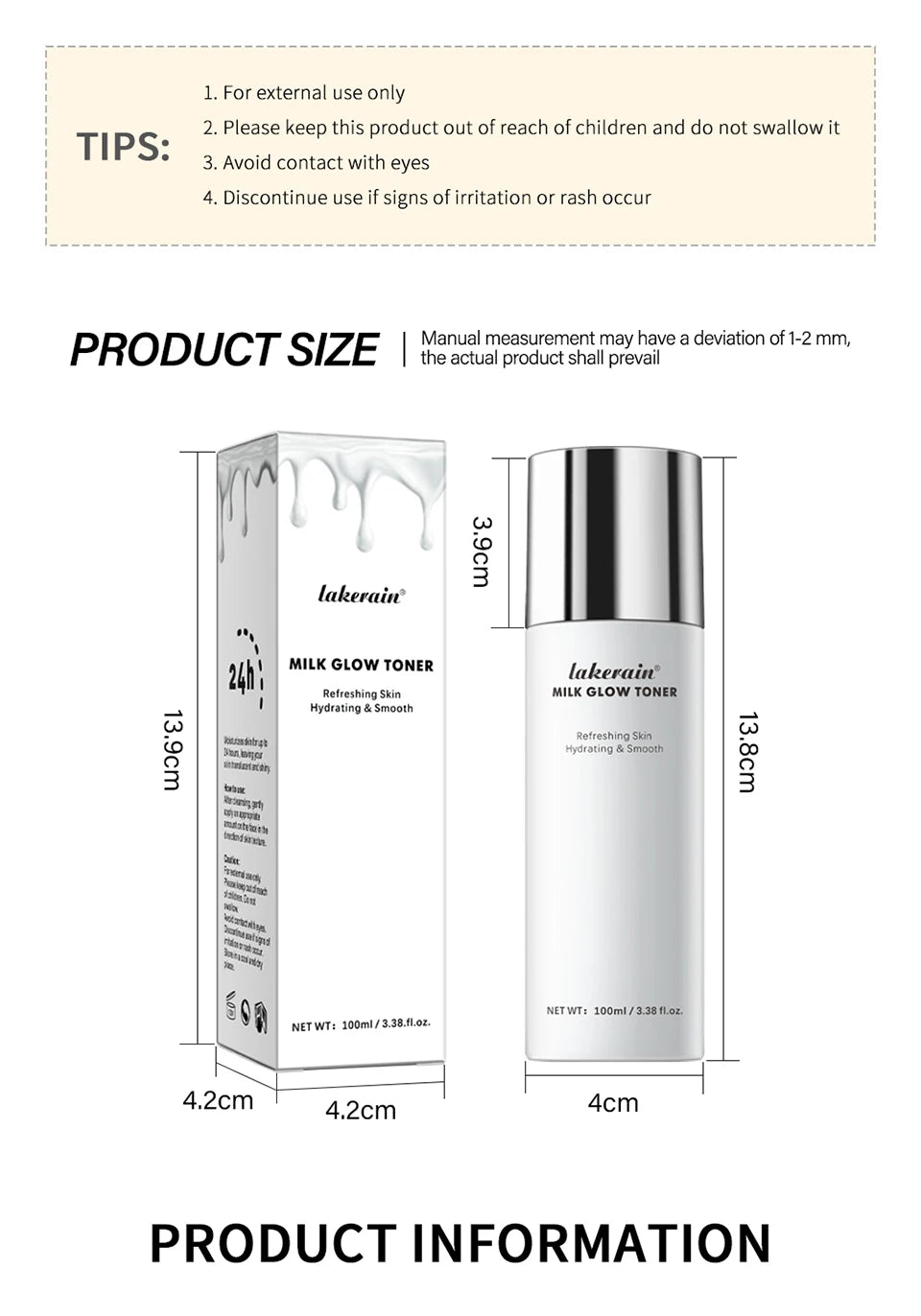 Hydrating Milk Facial Toner for Radiant Skin - 14