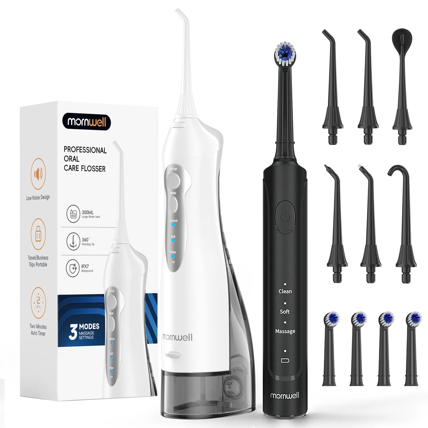 Electric Toothbrush and Water Flosser Oral Care Combo - 21