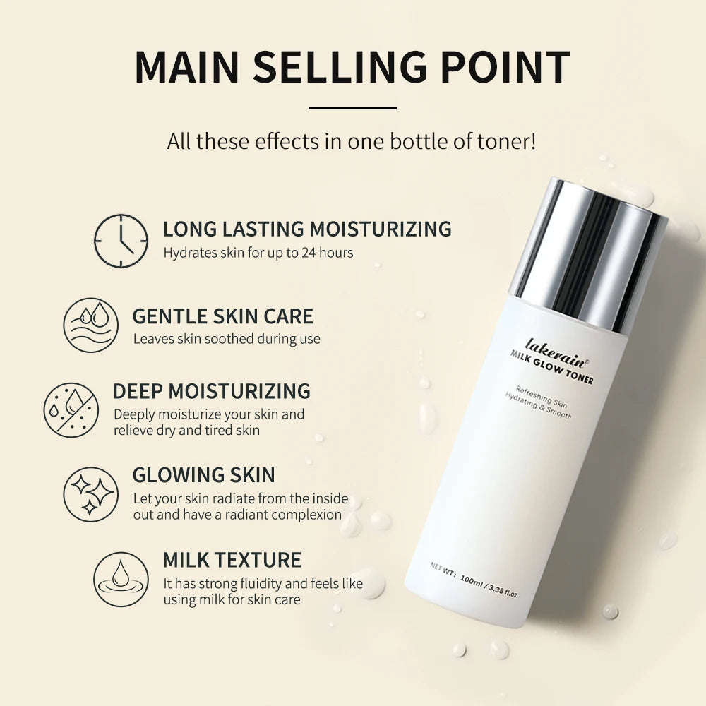 Hydrating Milk Facial Toner for Radiant Skin