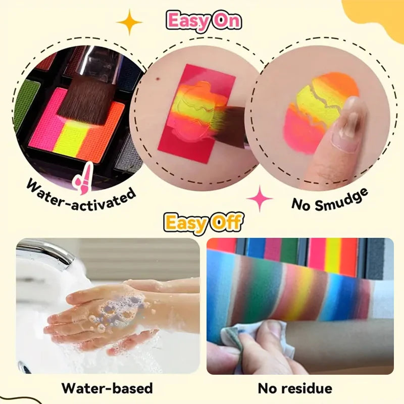 Professional Face and Body Painting Palette Kit for Parties