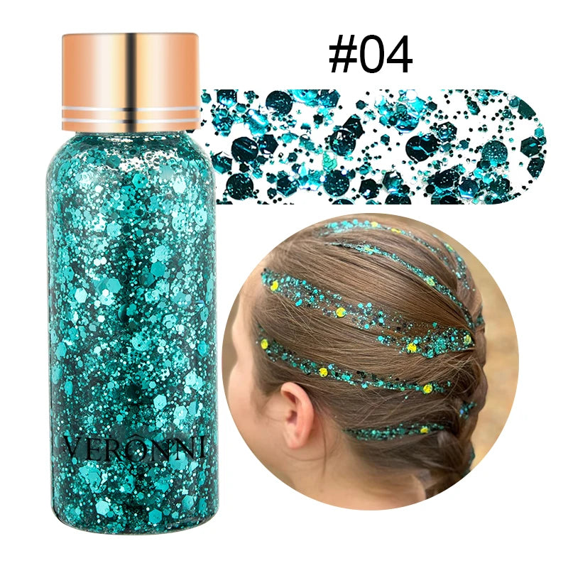 Sparkling Glitter Gel for Face, Body, and Hair - 21