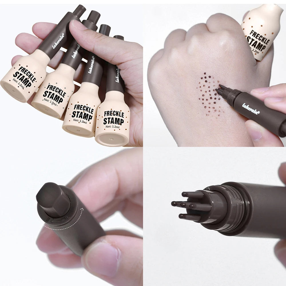 Waterproof Faux Freckle Stamp Pen for Natural Makeup Look