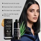 4-in-1 Instant Black Hair Dye and Nourishing Shampoo