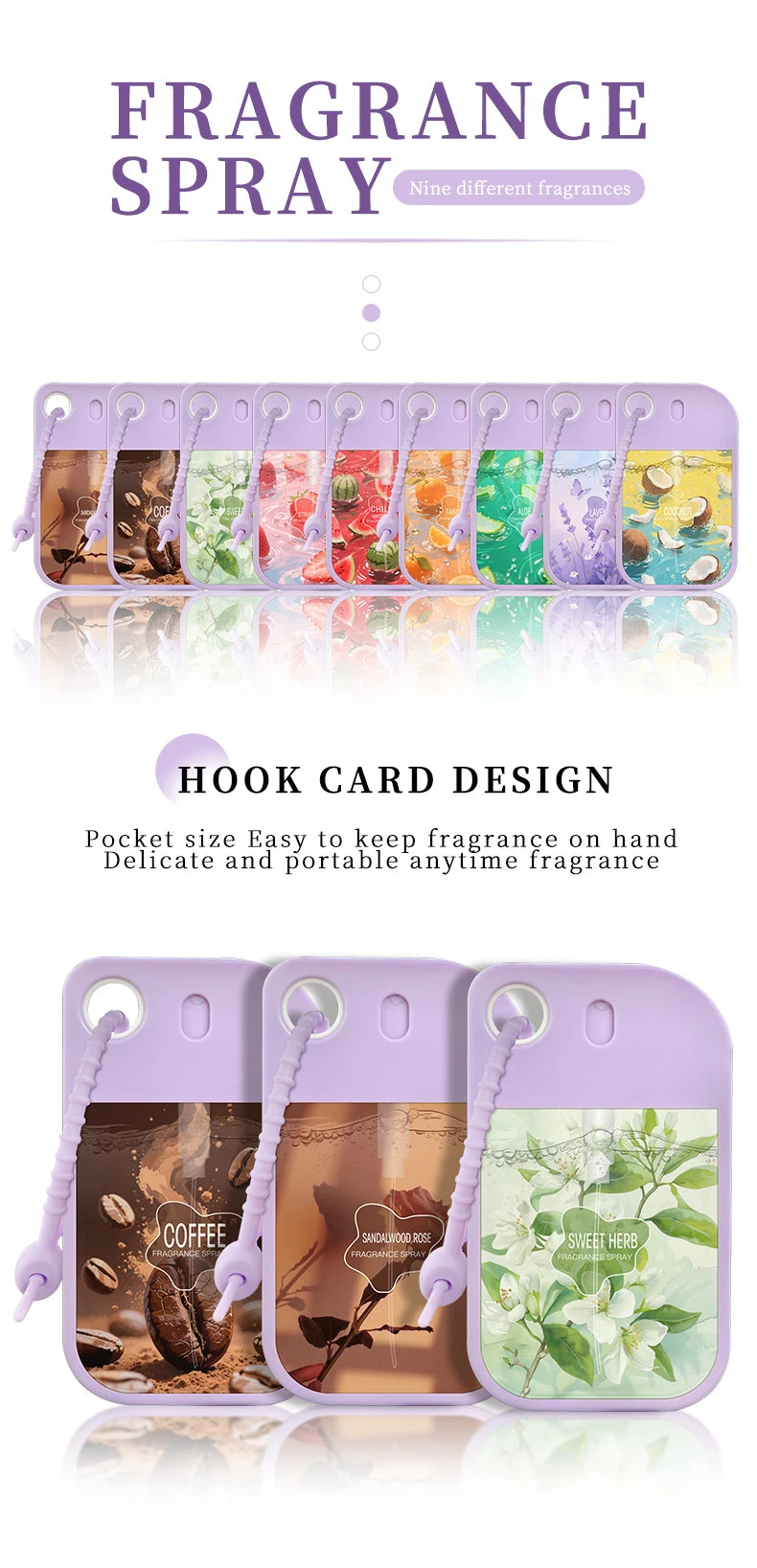 Portable Pocket Fragrance Spray