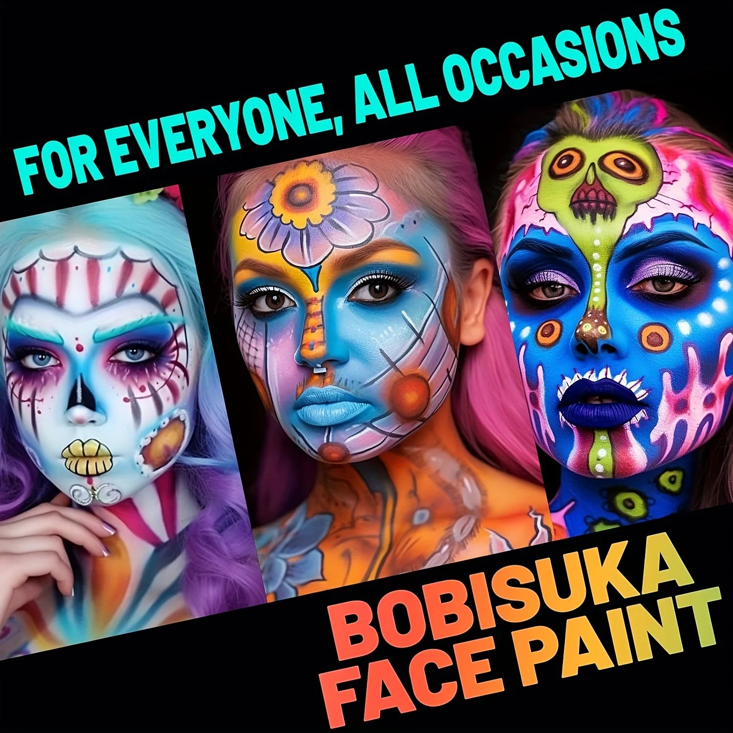 15-Color Professional Face and Body Paint Palette