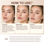 Full Coverage Waterproof Liquid Concealer for Face and Body