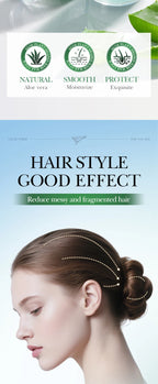 Anti-Frizz Hair Styling Wax Stick for Sleek Hairstyles
