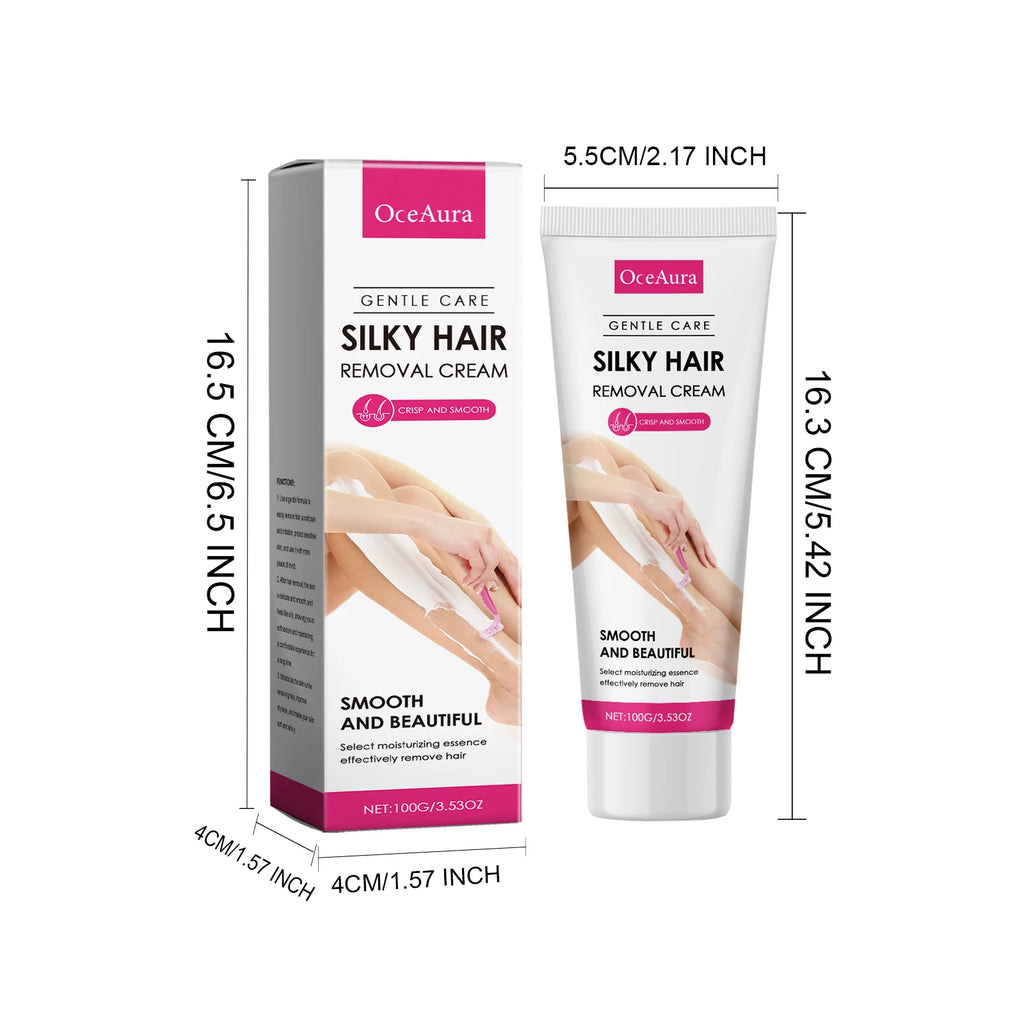 Painless Gentle Hair Removal Cream for Sensitive Skin