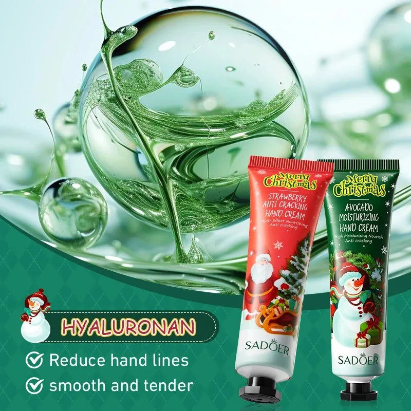 Festive Christmas Hand Cream Set for Deep Hydration - 5