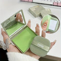 Portable Oil Blotting Sheets with Mirror and Puff