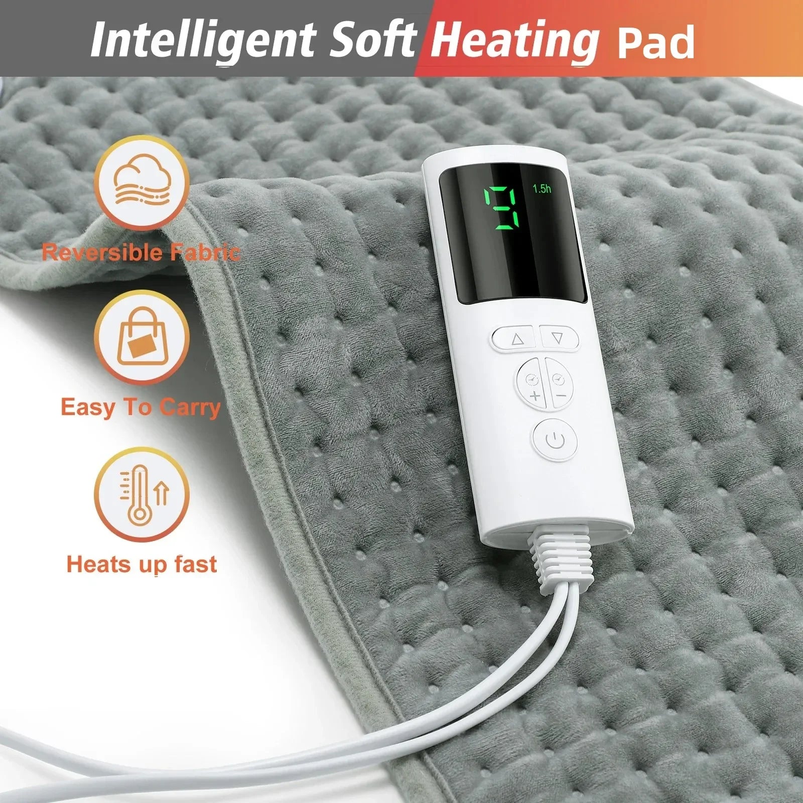 Electric Heating Pad for Pain Relief and Muscle Relaxation - 1