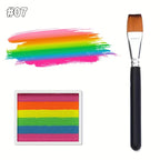 Rainbow Striped Face and Body Paint Palette