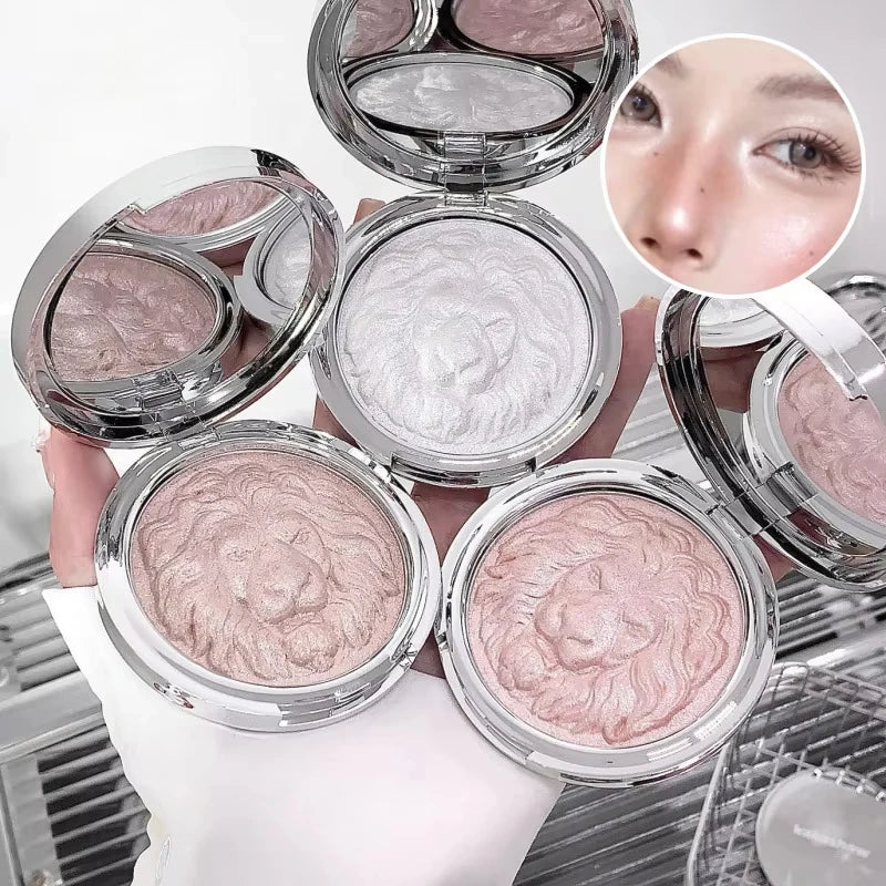 Lion Embossed Shimmer Highlighter Powder - 5