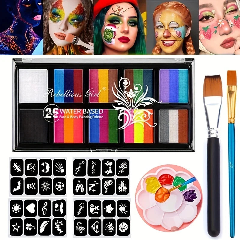 Professional Face and Body Painting Palette Kit for Parties